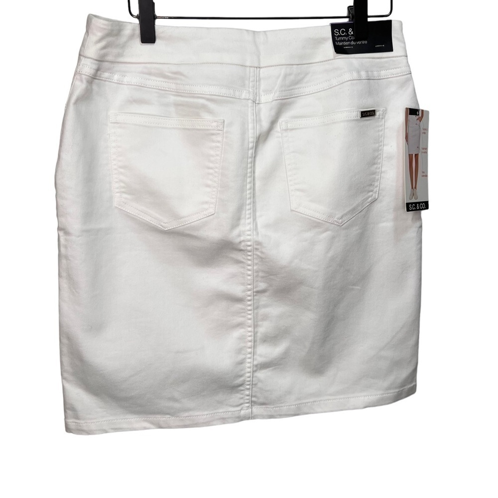 S.C & Co White Pencil Skirt Size 4 NWT - Picture 6 of 7